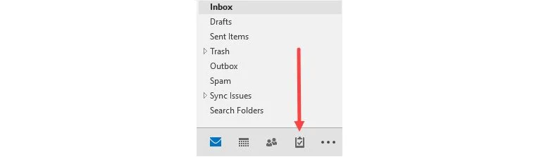 Task list icon in outlook