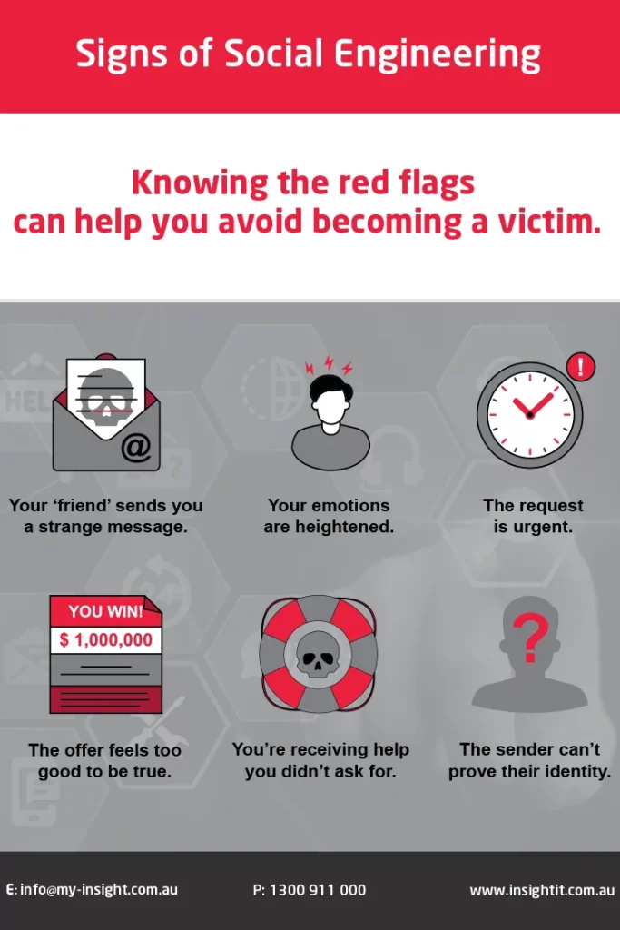 Sings of Social Engineering