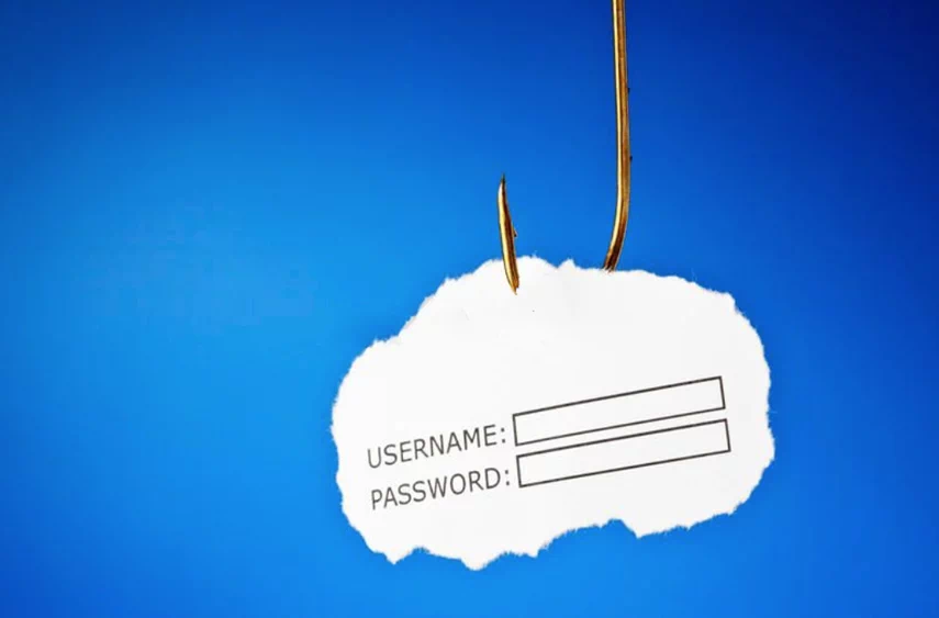 Username and password fields on the hook.